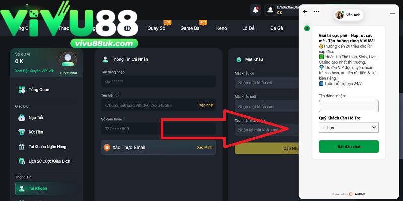 Live chat là kênh liên lạc phổ biến nhất của nhà cái Vivu88 Live chat là kênh liên lạc phổ biến nhất của nhà cái Vivu88