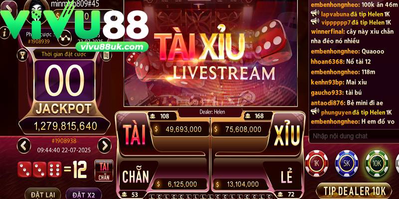 Tài xỉu cũng là game cược “xanh chín”, được yêu thích tại Vivu88 Tài xỉu cũng là game cược “xanh chín”, được yêu thích tại Vivu88
