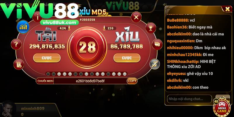Tài xỉu MD5 có tính “xanh chín” cao Tài xỉu MD5 có tính “xanh chín” cao