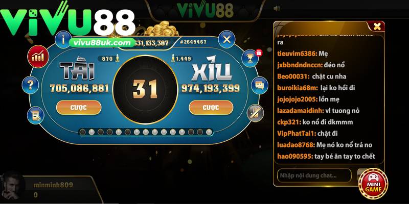 Tài xỉu Vivu88 được nhiều người chơi lựa chọn đặt cược Tài xỉu Vivu88 được nhiều người chơi lựa chọn đặt cược
